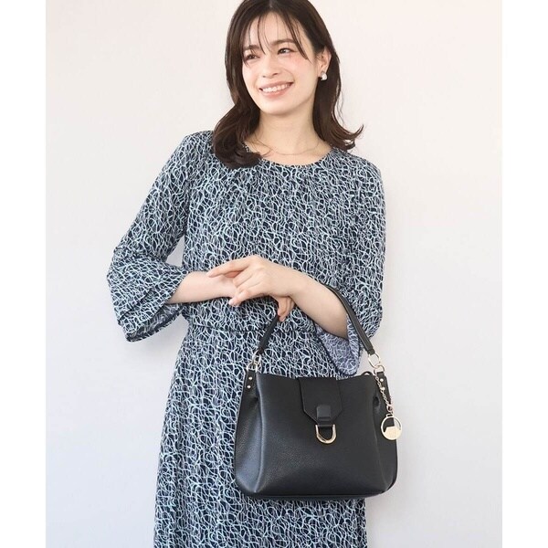 MK ミッシェルクラン バッグ（MK MICHEL  BAG）/[2WAY/チャーム付き]メタルバックルデザインハンドバッグ