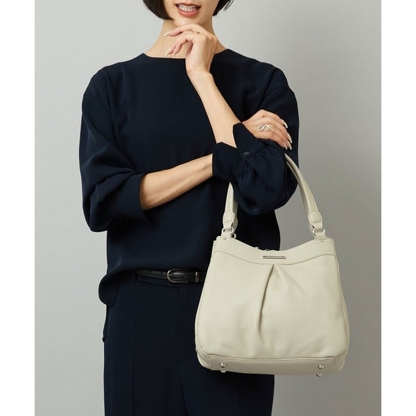 MK ミッシェルクラン バッグ（MK MICHEL  BAG）/[2WAY]合成皮革タックデザインバッグ