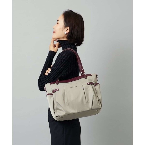 MK ミッシェルクラン バッグ（MK MICHEL KLEIN BAG）/[撥水/2WAY/A4収納可]サイドポケットパイピングバッグ