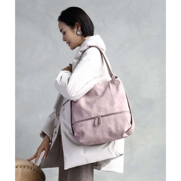 MK ミッシェルクラン バッグ（MK MICHEL  BAG）/[2WAY/A4収納可]デニム風デザイン変形トートバッグ