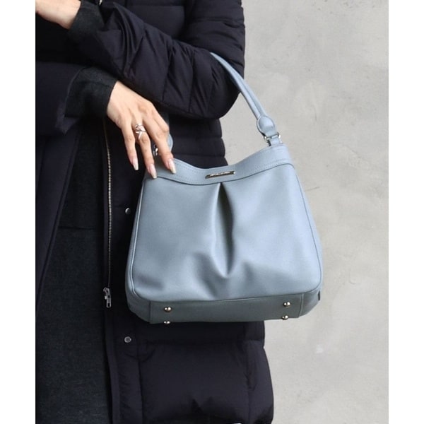 MK ミッシェルクラン バッグ（MK MICHEL  BAG）/[2WAY]合成皮革タックデザインバッグ