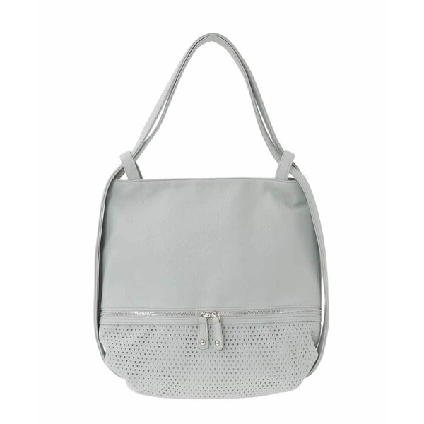 MK ミッシェルクラン バッグ（MK MICHEL KLEIN BAG）/[2WAY]パンチングデザイン変形トートバッグ_1