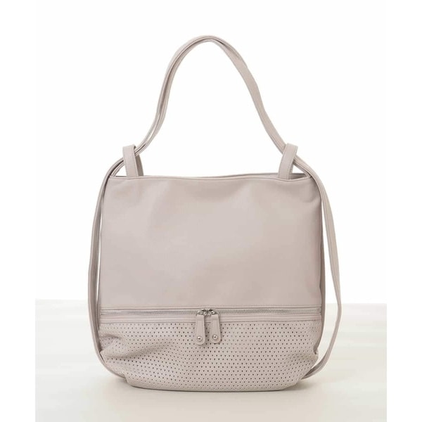 【NEW】MK ミッシェルクラン バッグ（MK MICHEL  BAG）/[2WAY]パンチングデザイン変形トートバッグ