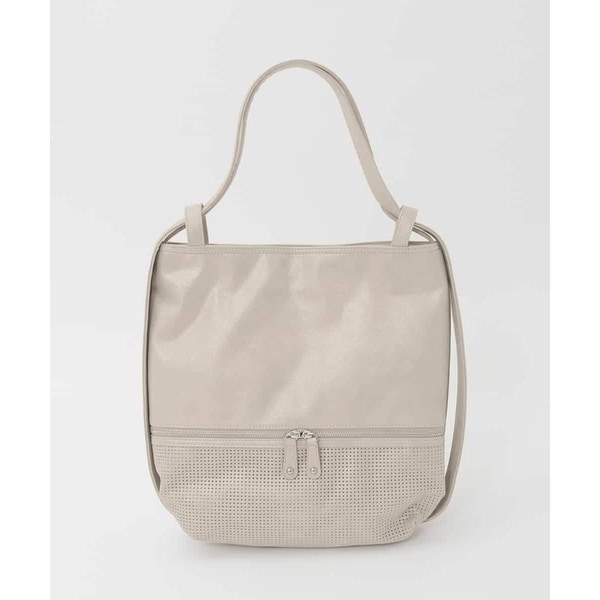MK ミッシェルクラン バッグ（MK MICHEL KLEIN BAG）/[2WAY]パンチングデザイン変形トートバッグ_5