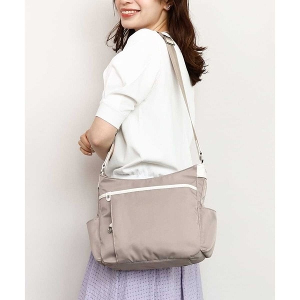 MK ミッシェルクラン バッグ（MK MICHEL KLEIN BAG）/[撥水/軽量]アクセントレザーショルダーバッグ 13,200円