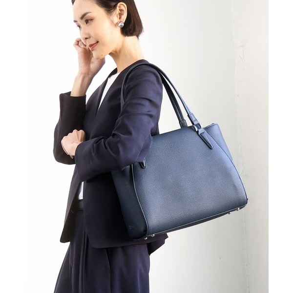 MK ミッシェルクラン バッグ（MK MICHEL KLEIN BAG）/[2WAY/A4収納可]合成皮革ポイントデザイントートバッグ