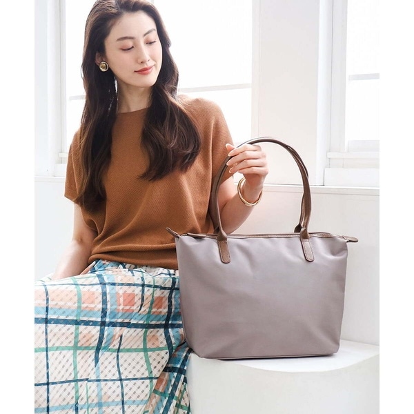 MK ミッシェルクラン バッグ（MK MICHEL KLEIN BAG）/[A4収納可]レザーポイント軽量トートバッグ