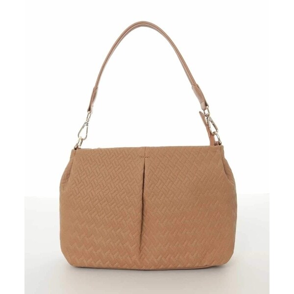 MK ミッシェルクラン 御徒面子（MK MICHEL KLEIN BAG）/[2WAY]編み柄デザインワンハンドルバッグ