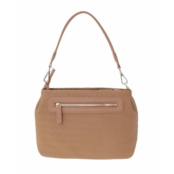 MK ミッシェルクラン 御徒面子（MK MICHEL KLEIN BAG）/[2WAY]編み柄デザインワンハンドルバッグ
