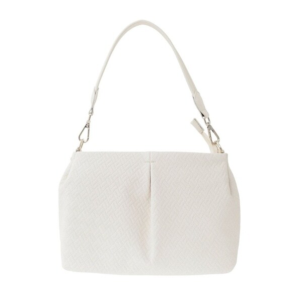MK ミッシェルクラン 御徒面子（MK MICHEL KLEIN BAG）/[2WAY]編み柄デザインワンハンドルバッグ