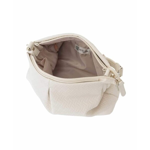 MK ミッシェルクラン 御徒面子（MK MICHEL KLEIN BAG）/[2WAY]編み柄デザインワンハンドルバッグ