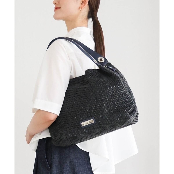 MK ミッシェルクラン バッグ（MK MICHEL KLEIN BAG）/サイドファスナーメッシュデザイントートバッグ