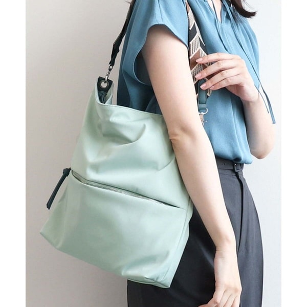 MK ミッシェルクラン 御徒面子（MK MICHEL KLEIN BAG）/[2WAY]アクセントハンドルナイロンバッグ