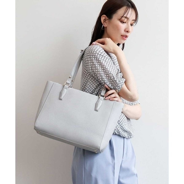 【NEW】MK ミッシェルクラン バッグ（MK MICHEL KLEIN BAG）/[2WAY/A4収納可]合成皮革エンボスビジネストート
