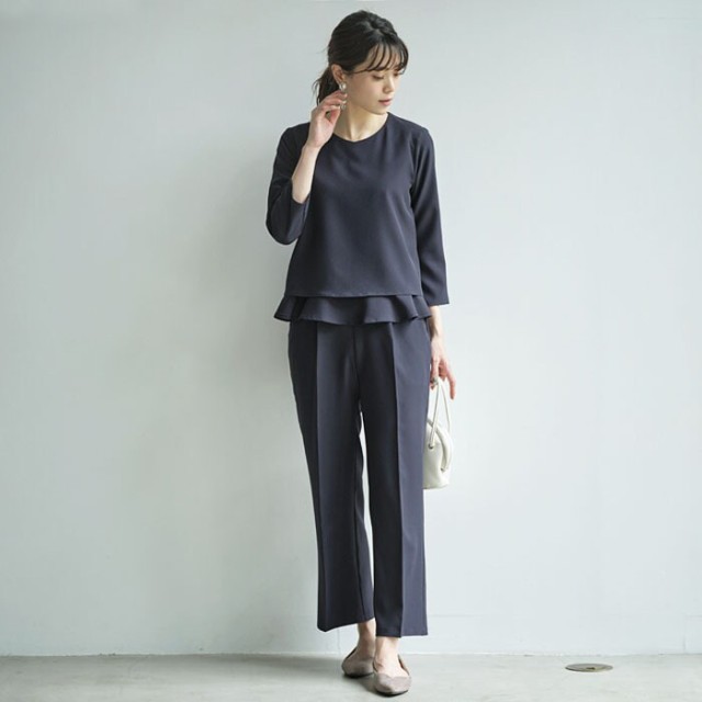 ジーラ バイ リュリュ/【２点セット】〈ワイドパンツ〉通勤にもフォーマルにも使えるセットアップの通販は