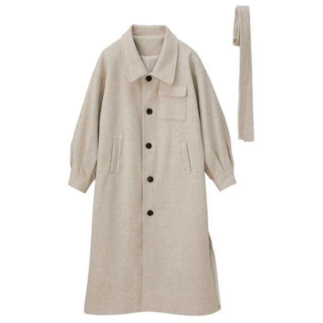 ジーラ バイ リュリュ（GeeRA）/ポケットデザインステンカラーコートの