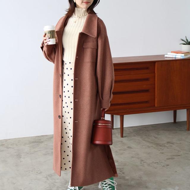 ジーラ バイ リュリュ（GeeRA）/ポケットデザインステンカラーコートの