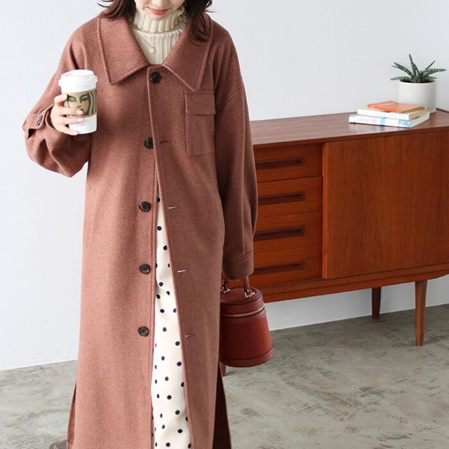 ジーラ バイ リュリュ（GeeRA）/ポケットデザインステンカラーコートの