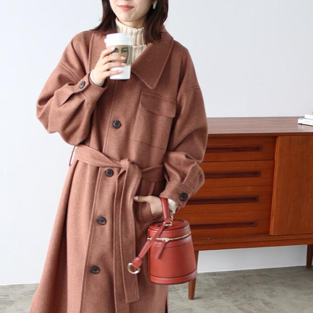 ジーラ バイ リュリュ（GeeRA）/ポケットデザインステンカラーコートの