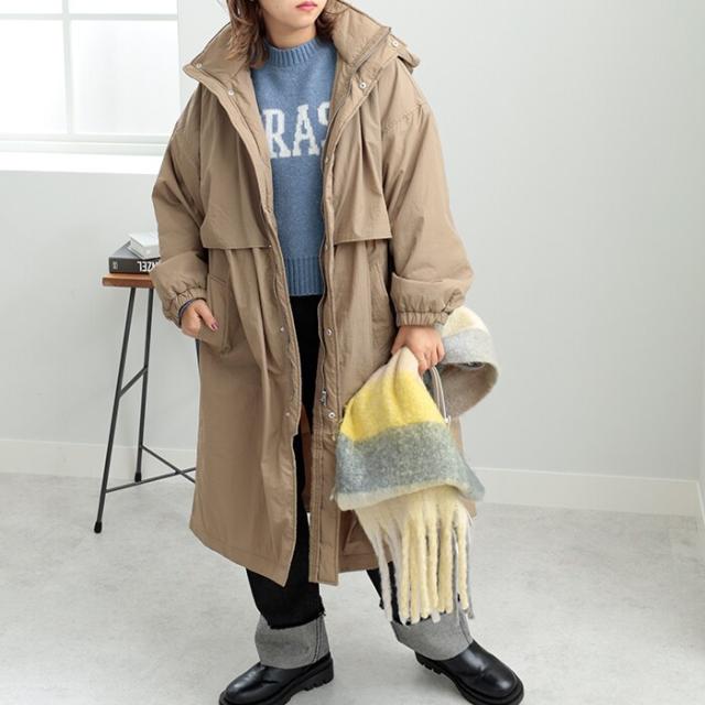 ジーラ バイ リュリュ（GeeRA）/中綿フードロングコートの通販はau PAY