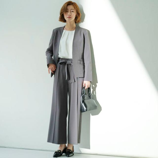 ジーラ バイ リュリュ（GeeRA）/【2点セットアップ】洗えるストレッチ