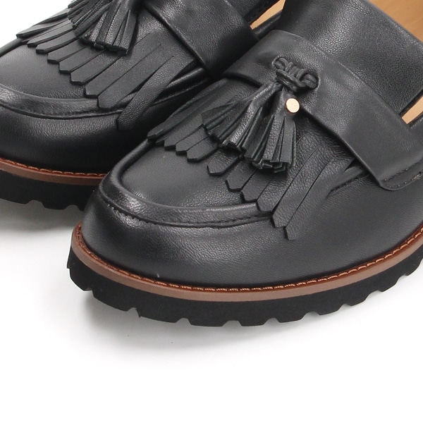 MACKINTOSH PHILOSOPHY フリンジローファー ブラック マッキントッシュ