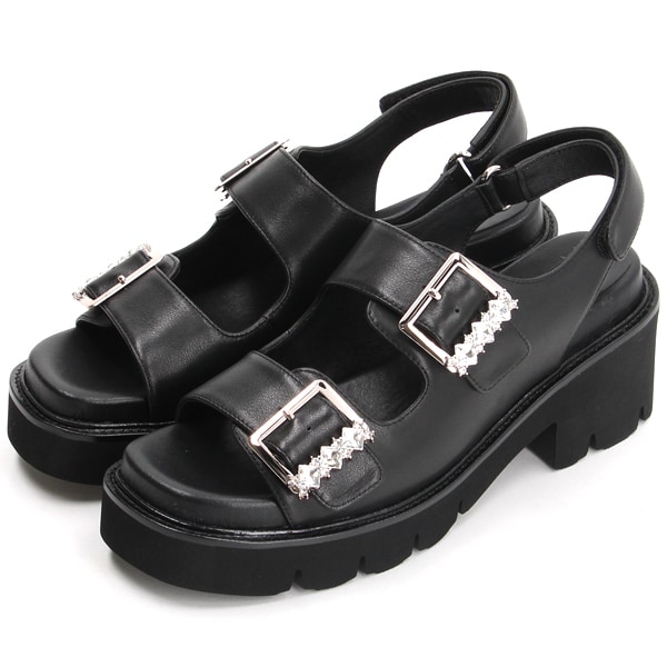 マッキントッシュ フィロソフィー（MACKINTOSH PHILOSOPHY）/トラックソールバックルモチーフサンダル