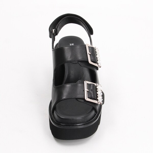 MACKINTOSH PHILOSOPHY / トラックソールバックルモチーフサンダル/S/BLK/6518 マッキントッシュ フィロソフィー] サンダル トラックソールバックル