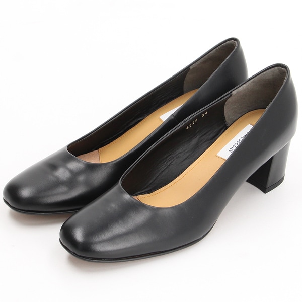 マッキントッシュ フィロソフィー（MACKINTOSH PHILOSOPHY）/ラウンドスクエアトゥプレーンパンプス