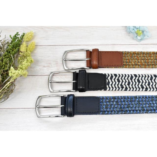 プレリーギンザ（PRAIRIE GINZA）/ストレッチレザーメッシュメンズベルト 「プレリーギンザ」 NB87910の通販は