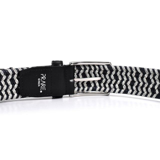 プレリーギンザ（PRAIRIE GINZA）/ストレッチレザーメッシュメンズベルト 「プレリーギンザ」 NB87910の通販は