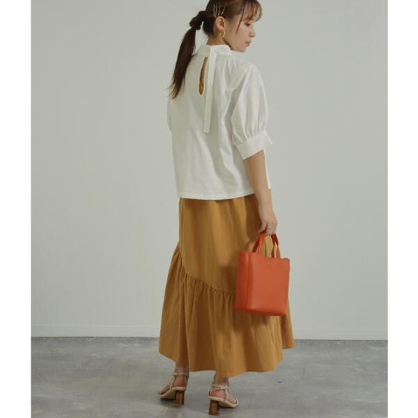 アウリィ/【低身長向けサイズ】ブラウスレイヤードワンピースの通販は