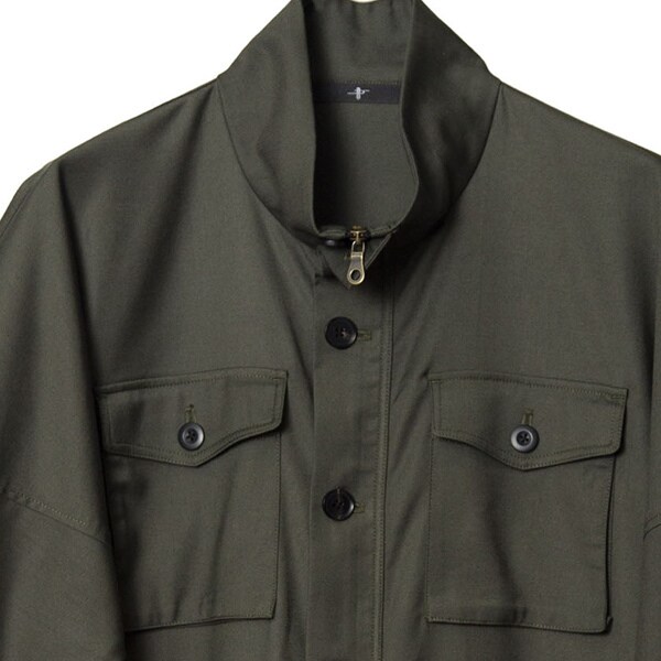 ノーアイディー（NO ID．）/ミリタリーオールインワン