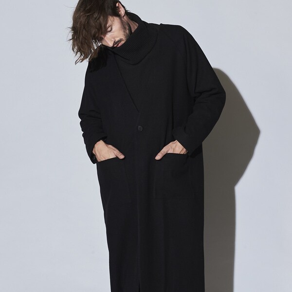 ノーアイディー（NO ID．）/BIGノーカラー中綿1B−JKT