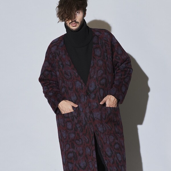 ノーアイディー（NO ID．）/BIGノーカラー中綿1B−JKT