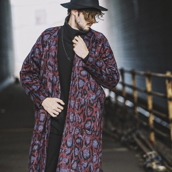 ノーアイディー（NO ID．）/BIGノーカラー中綿1B−JKT