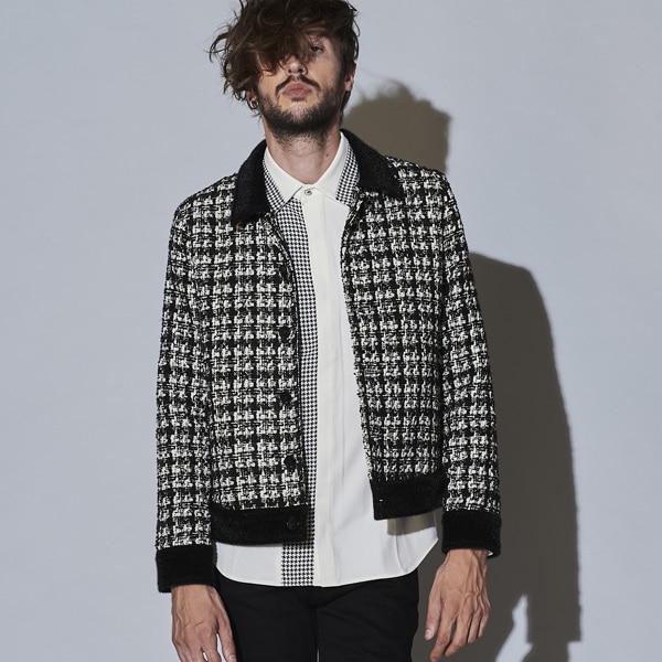 ノーアイディー（NO ID．）/クレリックツイードBLZ ノーアイディー（NO ID．）/クレリックツイードBLZ