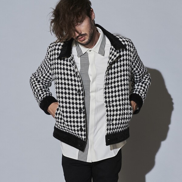 ノーアイディー（NO ID．）/クレリックツイードBLZ ノーアイディー（NO ID．）/クレリックツイードBLZ