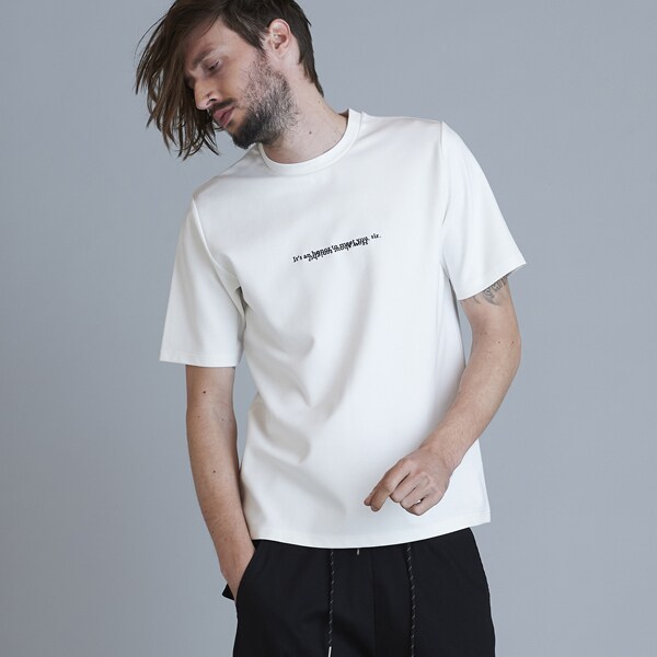 ノーアイディー（NO ID．）/Two sides刺繍C/N−T