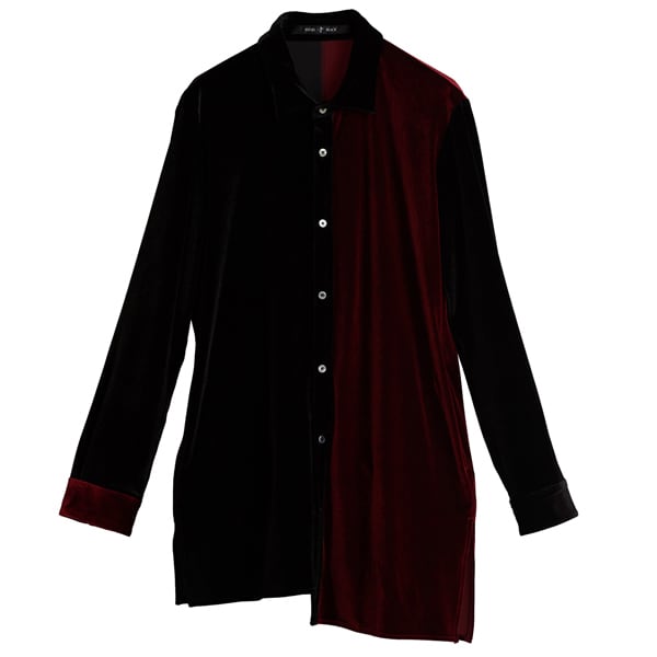 ノーアイディー（NO ID．）/ベロアアシンメトリ−ロングSH