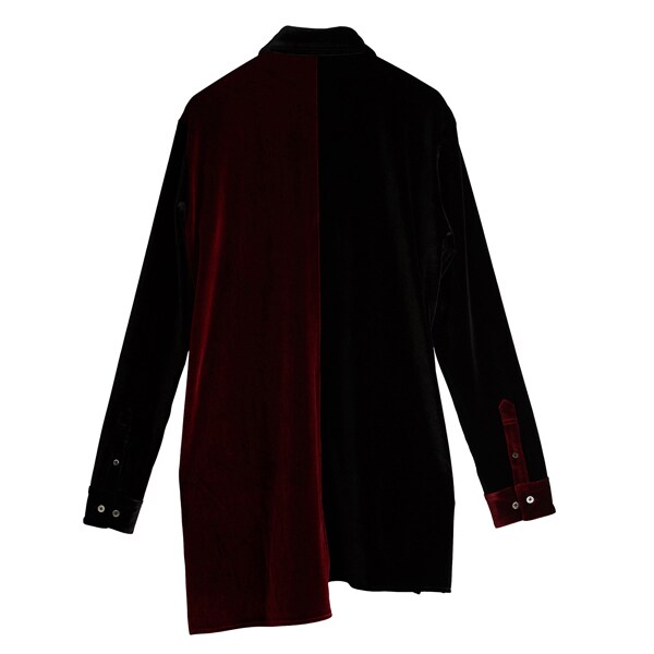 ノーアイディー（NO ID．）/ベロアアシンメトリ−ロングSH