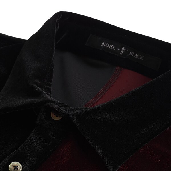 ノーアイディー（NO ID．）/ベロアアシンメトリ−ロングSH