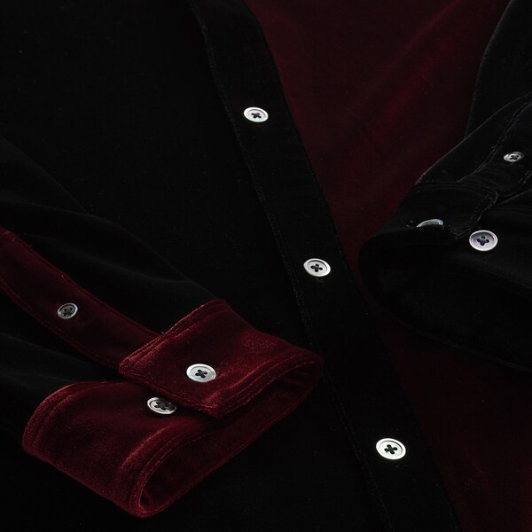 ノーアイディー（NO ID．）/ベロアアシンメトリ−ロングSH