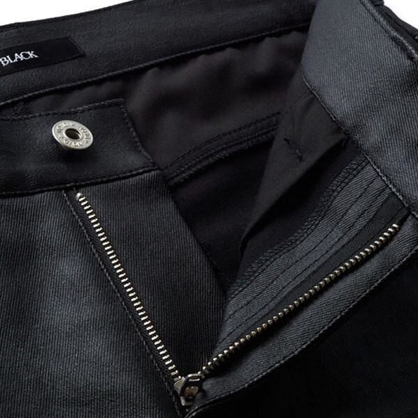 ga　新品・未使用品ノーアイディー　黒　ポリウレタン加工バイカーパンツ ga様専用 新品・未使用品ノーアイディー 黒 ポリウレタン加工