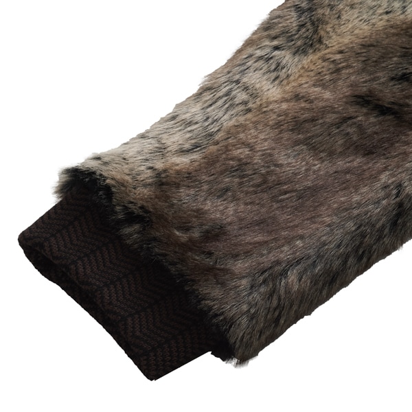 ノーアイディー（NO ID．）/フェイクファーニットBLZ（ブルゾンj)の