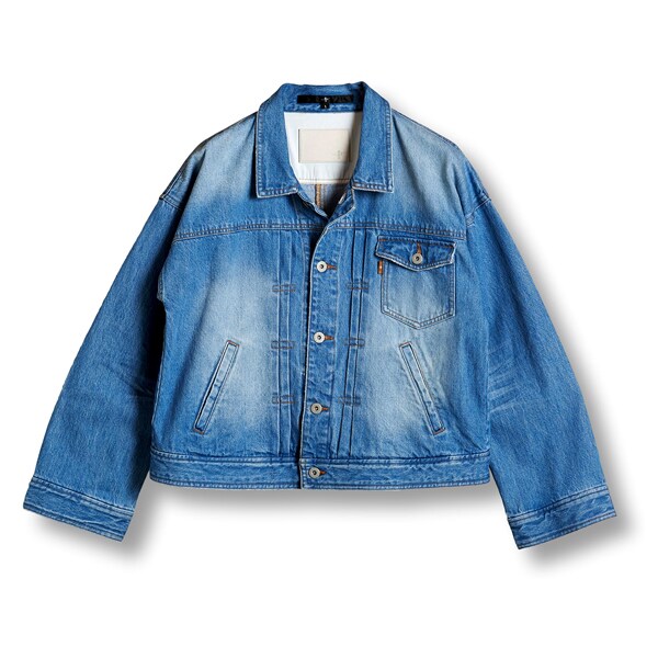 NO ID. デニムジャケット　加工 ノーアイディー（NO ID．）/USED加工BIGデニムブルゾンの通販は