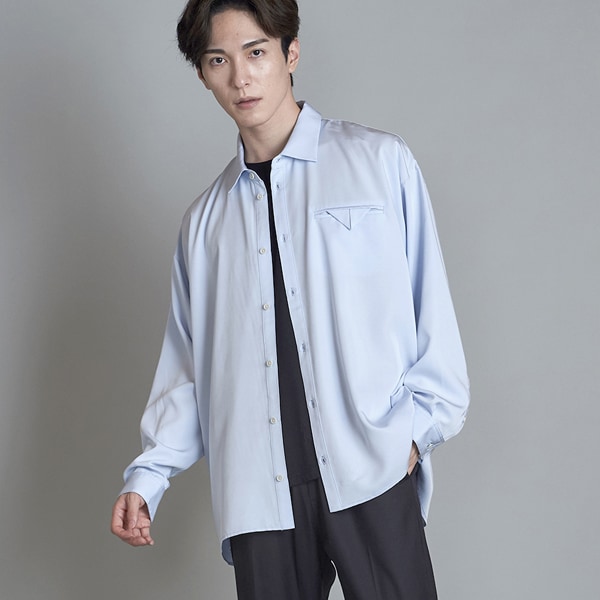 ノーアイディー（NO ID．）/タブポケットBIG−SH(シャツ) ノーアイディー（NO ID．）/タブポケットBIG−SH(シャツ)