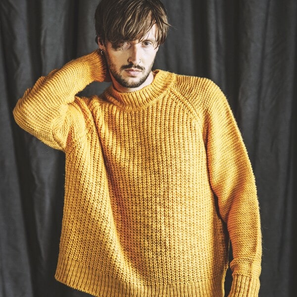 ノーアイディー（NO ID．）/ローゲージスラブニットC/N−PO(プルオーバー)