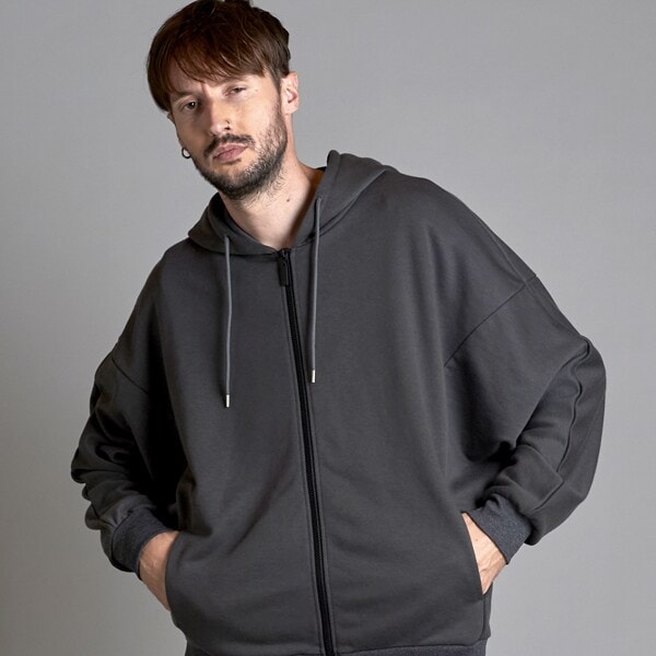 ノーアイディー（NO ID．）/BIGドルマンZIPパーカ