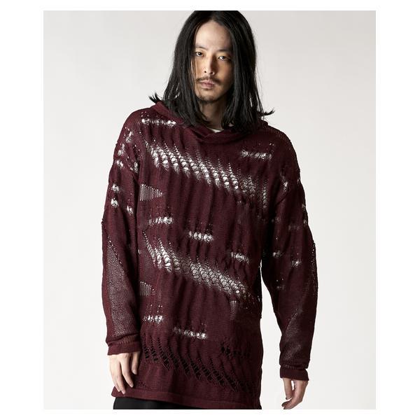 ノーアイディー（NO ID．）/シアーニットBIGパーカ｜シアーニットBIG